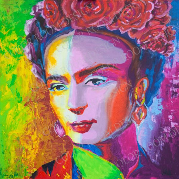 Frida Kahlo Stretched Canvas 32x32